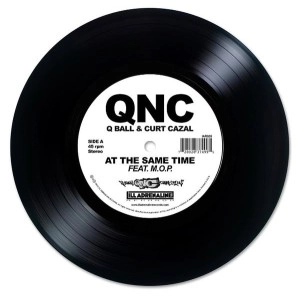 Q-BALL & CURT CAZAL / AT THE SAME TIME B/W DEMO (BLACK VINYL)