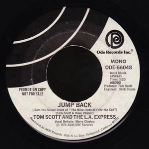 TOM SCOTT / トム・スコット / JUMP BACK / T.C.B. IN E