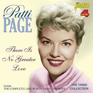 PATTI PAGE / パティ・ペイジ / THERE IS NO GREATER LOVE THE COMPLETE LANG-WORTH TRANSCRIPTIONSTHE THIRD COLLECTION