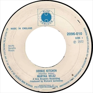 MARTHA VELEZ / マーサ・ベレス / BOOGIE KITCHEN
