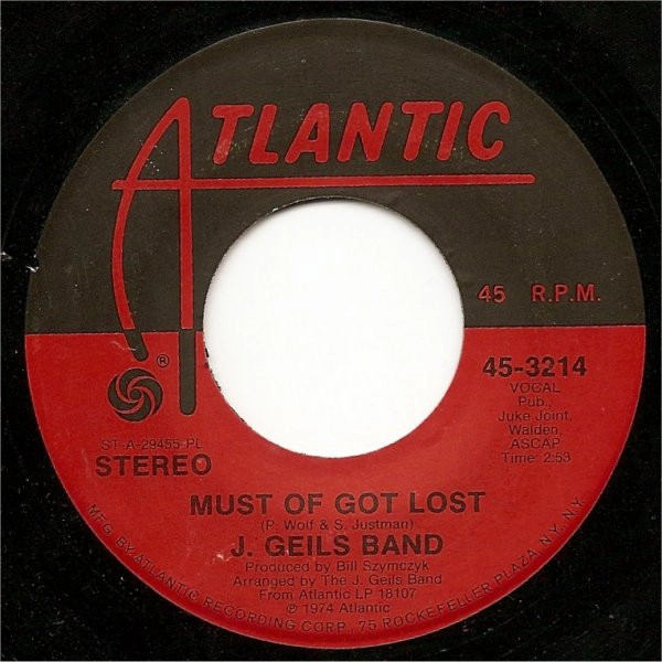 J. GEILS BAND / J・ガイルズ・バンド / MUST OF GOT LOST
