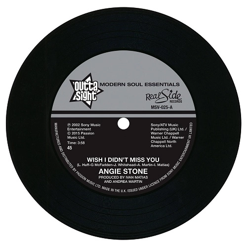 ANGIE STONE / アンジー・ストーン / WISH I DIDN'T MISS YOU (7inch)