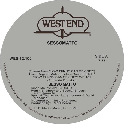 SESSO MATTO / SESSOMATTO (THEME FROM HOW FUNNY CAN SEX BE?)