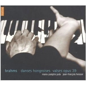 MARIE-JOSEPHE JUDE & JEAN-FRANCOIS HEISSER (PIANO DUO) / マリー=ジョセフ・ジュード & ジャン=フランソワ・エッセール / BRAHMS:HUNGARIAN DANCES/WALTZES