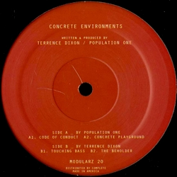 TERRENCE DIXON VS POPULATION ONE / CONCRETE ENVIRONMENTS EP