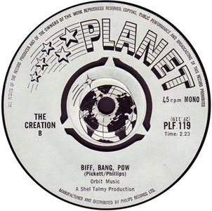CREATION / クリエイション / PAINTER MAN / BIFF, BANG, POW