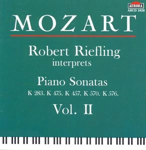 ROBERT RIEFLING / ロベルト・リーフリンク / MOZART: PIANO SONATAS VOL.II