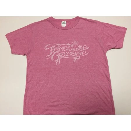 PARADISE GARAGE / PARADISE GARAGE LOGO T SHIRT PINK SIZE:S