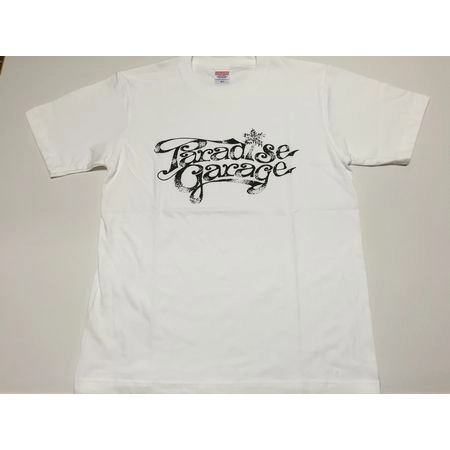 PARADISE GARAGE / PARADISE GARAGE LOGO T SHIRT WHITE SIZE:M