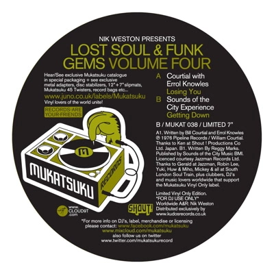 COURTIAL / SOUNDS OF THE CITY EXPERIENCE / LOSING YOU / GETTING DOWN