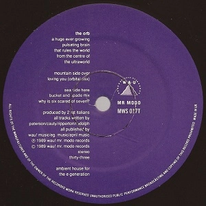 ORB / ジ・オーブ / HUGE EVER GROWING PULSATING BRAIN THAT RULES FROM THE CENTRE OF THE ULTRAWORLD