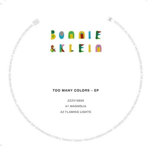 BONNIE & KLEIN / TOO MANY COLORS EP