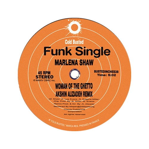 MARLENA SHAW / マリーナ・ショウ / WOMAN OF THE GHETTO (AKSHIN ALIZADEH REMIX)
