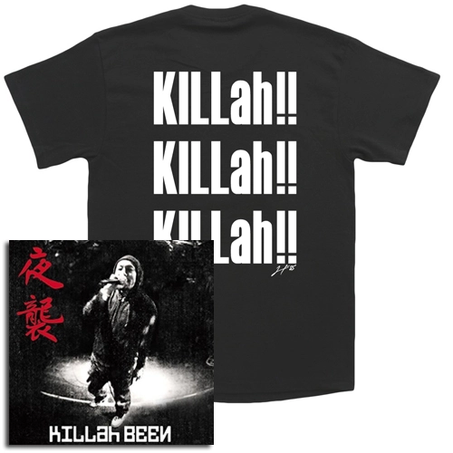 KILLah BEEN / キラー・ビーン / 夜襲★ディスクユニオン限定T-SHIRTS付セットMサイズ