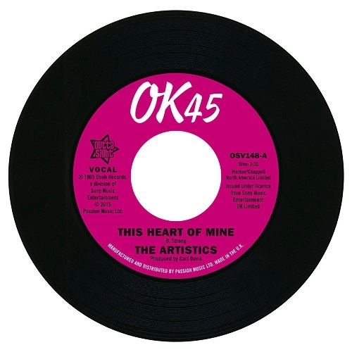 ARTISTICS / アーティスティックス / THIS HEART OF MINE / SO MUCH LOVE IN MY HEART