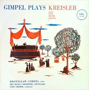 BRONISLAV GIMPEL / ブロニスワフ・ギンペル / PLAYS KREISLER