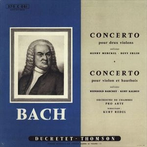DEVY ERLIH / ドゥヴィ・エルリー / BACH: CONCERTO POUR DEUX VIOLONS