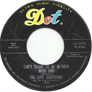 SOUL SURVIVORS / ソウル・サヴァイヴァーズ / CAN'T STAND TO BE IN LOVE WITH YOU / LOOK AT ME