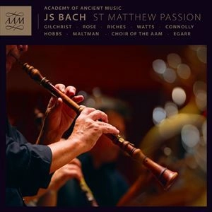 RICHARD EGARR / リチャード・エガー / BACH: ST MATTHEW PASSION