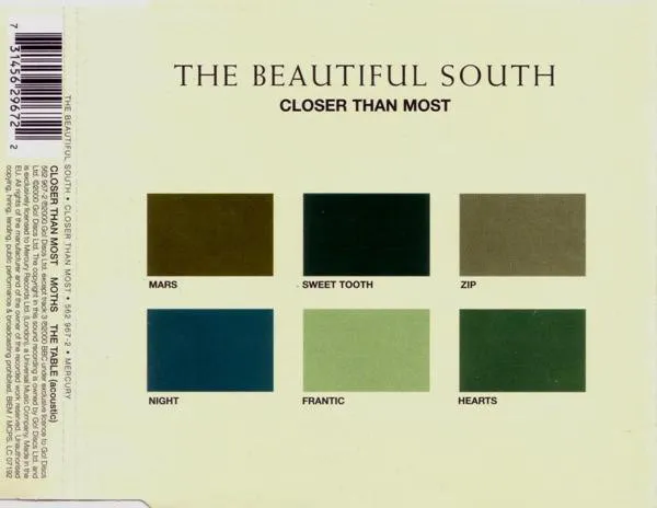 BEAUTIFUL SOUTH / ビューティフル・サウス / CLOSER THAN MOST