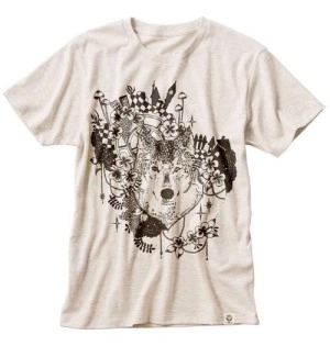 果実の箱 / オオカミＴシャツ オートミールM