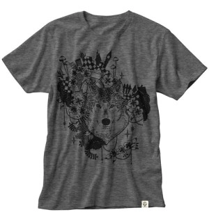 果実の箱 / オオカミＴシャツ チャコールS
