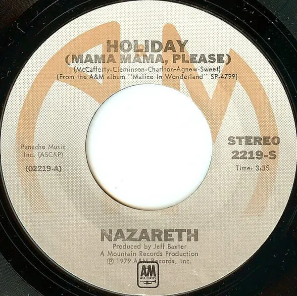 NAZARETH / ナザレス / HOLIDAY (MAMA MAMA, PLEASE)