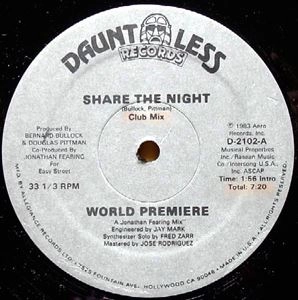 WORLD PREMIERE / SHARE THE NIGHT