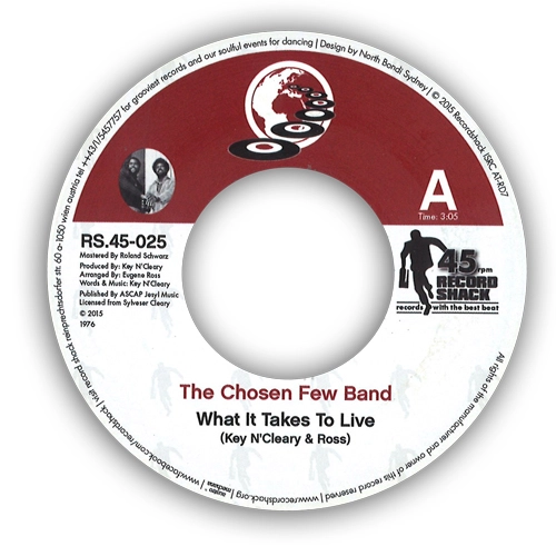 CHOSEN FEW BAND / WHAT IT TAKES TO LIVE / TO LOVE