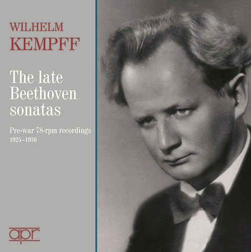 WILHELM KEMPFF / ヴィルヘルム・ケンプ / BEETHOVEN:LATE PIANO SONATAS(78RPM RECORDINGS)(2CD)