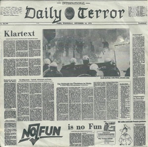 DAILY TERROR / デイリーテラー / KLARTEXT (7")