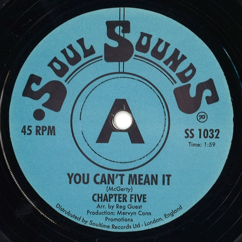 CHAPTER FIVE / MICKEY MOONSHINE / YOU CAN'T MEAN IT / NAME IT YOU GOT IT