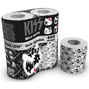 KISS / キッス / KISS × HELLO KITTY トイレットペーパー4ロール