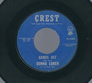DONNA LOREN / ドナ・ローレン / HANDS OFF / I'M SO LONELY