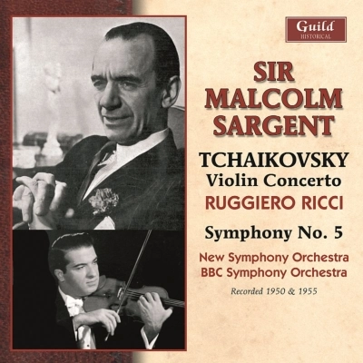 MALCOLM SARGENT / マルコム・サージェント / TCHAIKOVSKY:SYMPHONY NO.5/VIOLIN CONCERTO