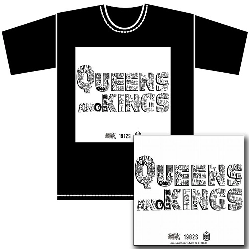 MASS-HOLE (DJ BLACKASS,MEDULLA) / マスホール / QUEENS & KINGS★ユニオン限定T-SHIRTS付セットMサイズ 