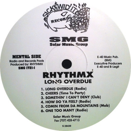 RHYTHMX / LONG OVERDUE (LP)