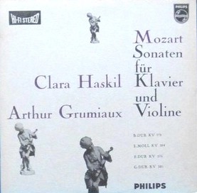 ARTHUR GRUMIAUX / アルテュール・グリュミオー / MOZART:VIOLIN SONATAS(LP/LTD)