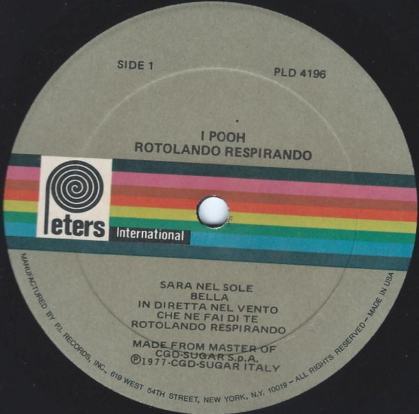 I POOH / イ・プー / ROTOLANDO RESPIRANDO