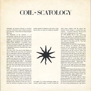 COIL / コイル / SCATOLOGY