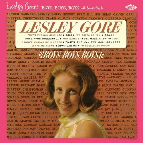 LESLEY GORE / レスリー・ゴーア / BOYS, BOYS, BOYS WITH BONUS TRACKS