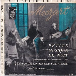 WIENER KONZERTHAUSQUARTETT / MOZART: EINE KLEINE NACHT MUSIK