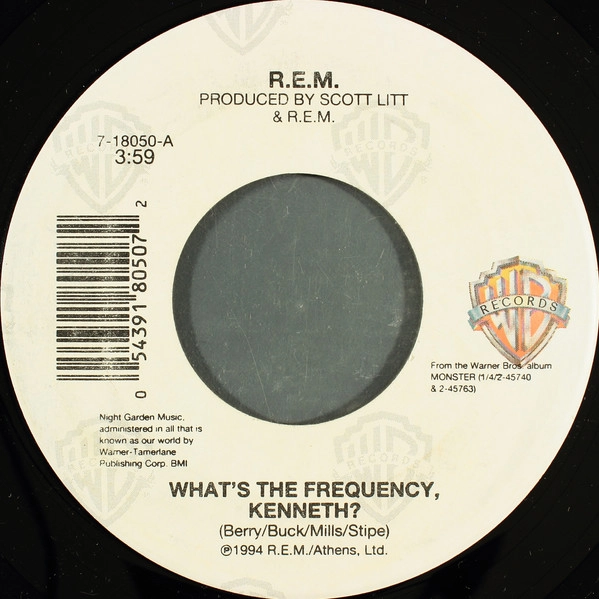 R.E.M. / アール･イー･エム / WHAT'S THE FREQUENCY, KENNETH?