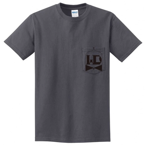 WDsounds / WDsounds CLASSIC POCKET TEE (CHARCOAL GREY-L)