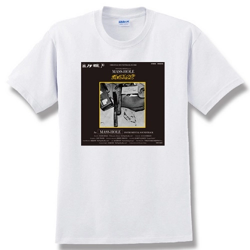 MASS-HOLE (DJ BLACKASS,MEDULLA) / MASS-HOLE PAReDE OST T-SHIRT (WHITE-L)