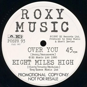 ROXY MUSIC / ロキシー・ミュージック / OVER YOU