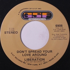 LIBERATION (MODERN SOUL) / DON'T SPREAD YOUR LOVE AROUND