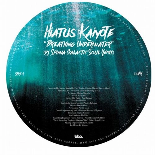 HIATUS KAIYOTE / ハイエイタス・カイヨーテ / BREATHING UNDERWATER (DJ SPINNA REMIX)