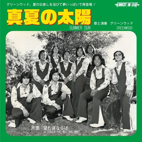 GREENWOOD / グリーンウッド / SUMMER SUN / IF THAT'S THE WAY YOU WANT IT
