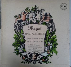 MARIA TIPO / マリア・ティーポ / MOZART: PIANO CONCERTOS